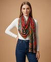 Signature Bamboo Silk Paisley PrintedStole | Heritage Floral & Ornamental Print