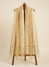 Sheer Gold Tissue Buta Dupatta with Subtle Shine