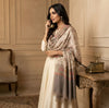 Naqsh-e-Kashmir Woven Kani Jacquard Floral Shawl with Traditional White Border & Panel