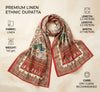 Linen Ethnic Printed Women Dupatta