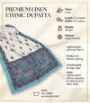 Linen Ethnic Printed Women Dupatta