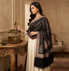 Naqsh-e-Kashmir Kani Woven All-Over Paisley Jacquard Black Shawl