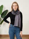 Everyday Reversible Solid Bamboo Silk Women's Stole | Lightweight Wrap