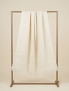 Everyday Micro Wool Solid White Stole | Soft & Lightweight Wrap