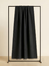 Everyday Micro Wool Solid Black Stole | Soft & Lightweight Wrap
