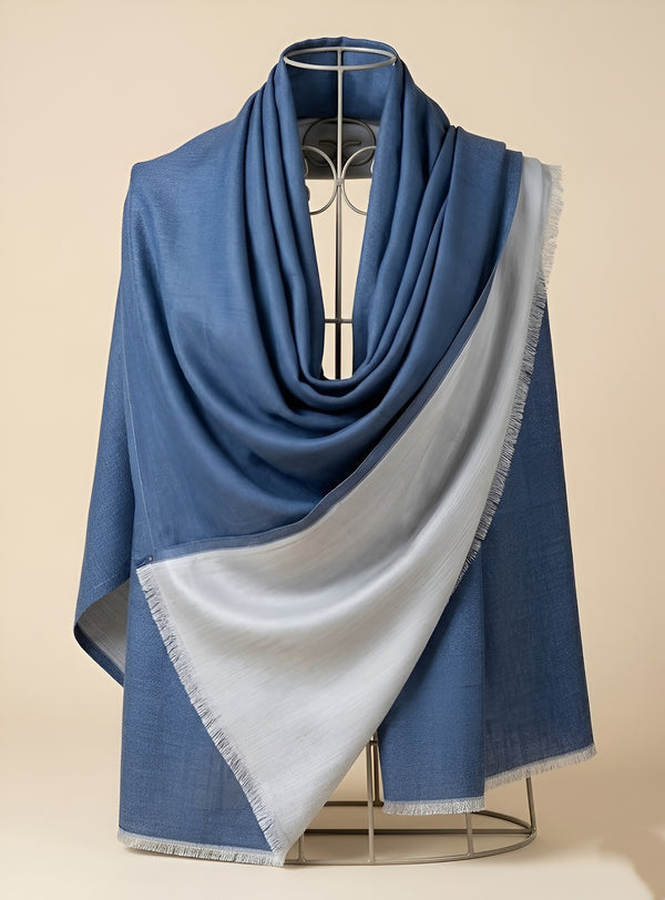 Everyday Reversible Solid Bamboo Silk Women's Stole | Lightweight Wrap