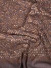 Woolen Mens Shawl with Intricate Traditional Motif & Ornate Woven Border | 80 x 40 Inches