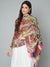 Bamboo Silk Heritage Printed Women Stole | Elegant Artisanal Statement Wrap (80 × 28 Inches)