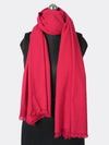 Solid Woolen Mens Stole | Classic Minimal Winter Wrap (80 × 28 Inches)