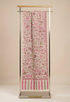 Regal Kani Weave Floral Wool Blend White Stole | Kashmiri Inspired