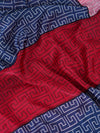 Printed Silk Women Stole with Artistic Motif Design | Elegant Lightweight Wrap (80 × 28 Inches)