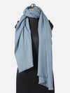 Solid Woolen Mens Stole | Classic Minimal Winter Wrap (80 × 28 Inches)