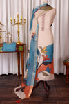 Women’s Linen Unstitched Suit Set | Elegant Ethnic Ensemble