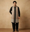 Mir-e-Khas Kashmiri Sozni Jaal Grey Shawl for Men – Wool Blend