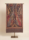 Reserve Mens All-Over Paisley & Floral Print Bamboo Silk Beige Stole