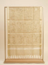 Organza Meena Jaal Mens Dupatta – Gold with Gold Woven Design