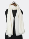 Solid Woolen Women Stole | Classic Minimal Wrap (80 × 28 Inches)