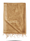 Soft Gold Cotton Silk Dupatta with Subtle Woven Texture (Size: 2.5x1 m Approx)