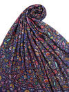 Bamboo Silk Blue Kashmiri Mens Stole with Classic Paisley Weave | Elegant Ethnic Accessory | 80×28 Inches