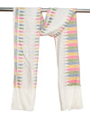 Woolen Women Stole with Ikat-Inspired Woven Motifs | Elegant Ethnic Wrap (80 × 28 Inches)