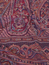 Blue Jamawar Wool Blend Mens Shawl with Intricate Paisley Weave – 80×40 Inches