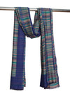 Reversible Woolen Women Stole with Fine Striped Weave | Soft Wrap (80 × 28 Inches)