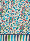 Bamboo Silk Heritage Printed Mens Stole | Refined Traditional Statement Wrap (80 × 28 Inches)