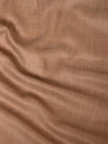 Solid Brown Fine Wool Mens Shawl – Soft Winter Wrap (80 x 40 Inches)