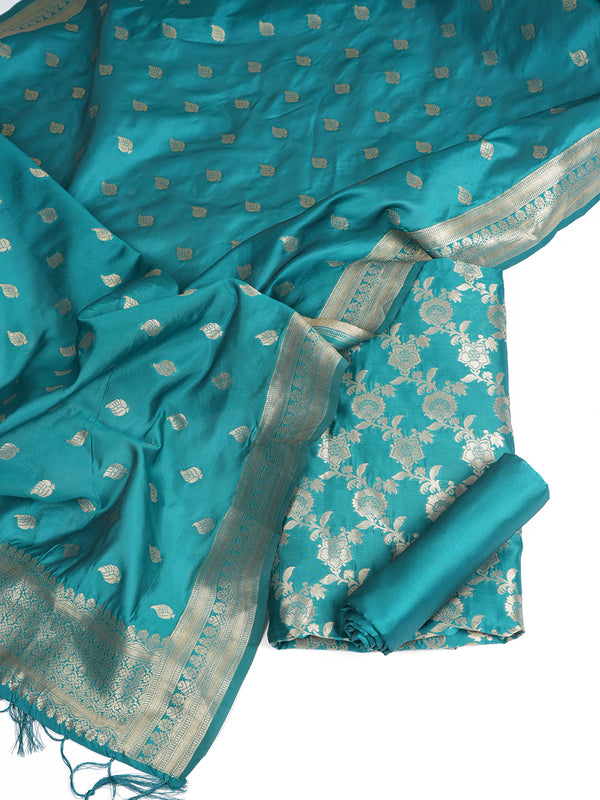 Women’s Cotton Unstitched Suit Set | Elegant Ethnic Ensemble